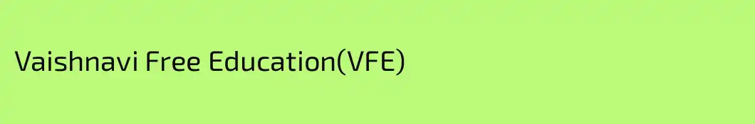 Vaishnavi Free Education(VFE)